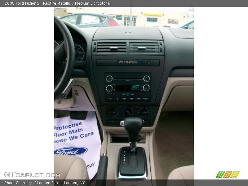 Redfire Metallic / Medium Light Stone 2008 Ford Fusion S
