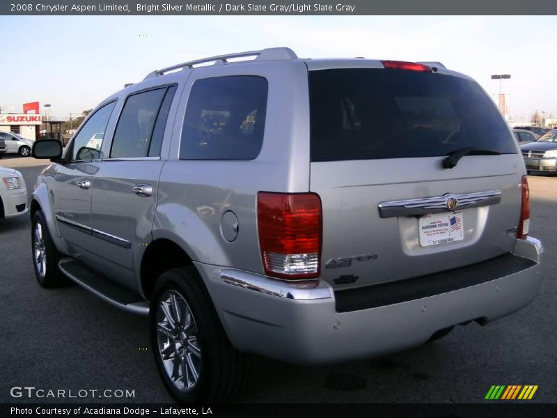 Bright Silver Metallic / Dark Slate Gray/Light Slate Gray 2008 Chrysler Aspen Limited