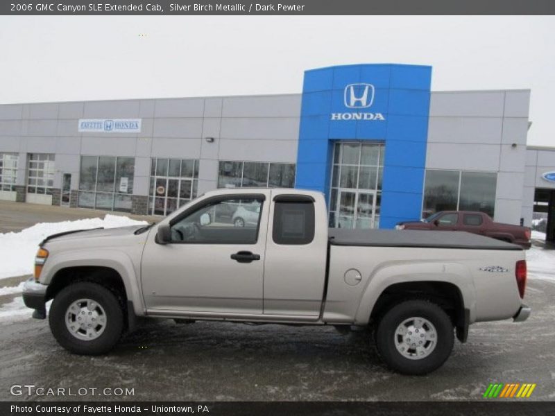 Silver Birch Metallic / Dark Pewter 2006 GMC Canyon SLE Extended Cab