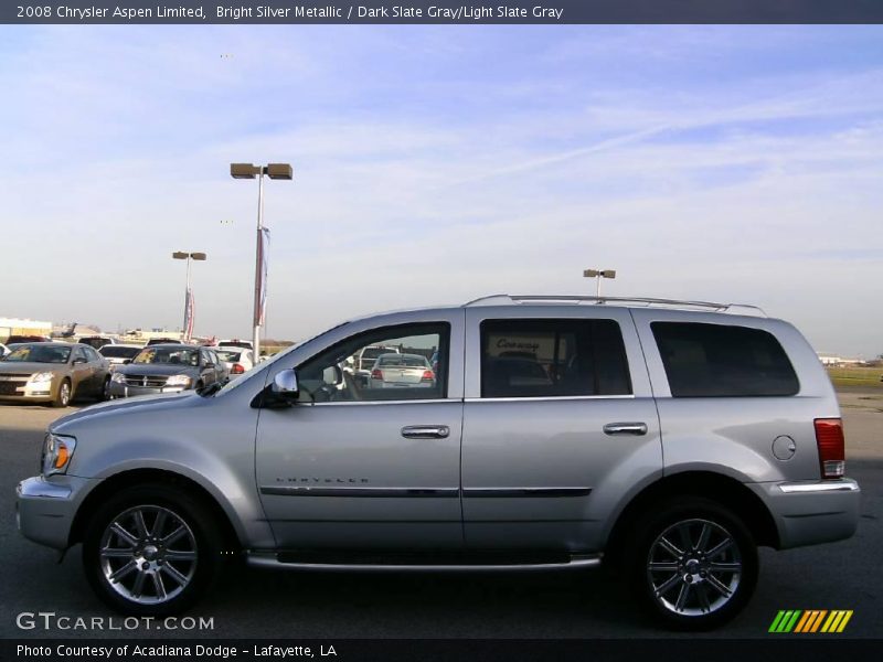 Bright Silver Metallic / Dark Slate Gray/Light Slate Gray 2008 Chrysler Aspen Limited