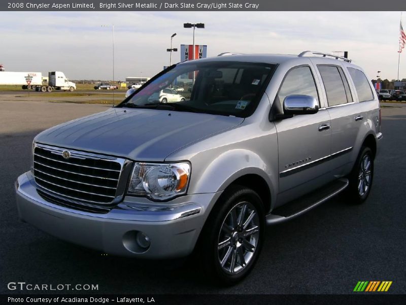 Bright Silver Metallic / Dark Slate Gray/Light Slate Gray 2008 Chrysler Aspen Limited