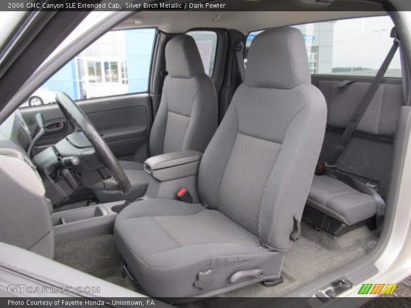  2006 Canyon SLE Extended Cab Dark Pewter Interior