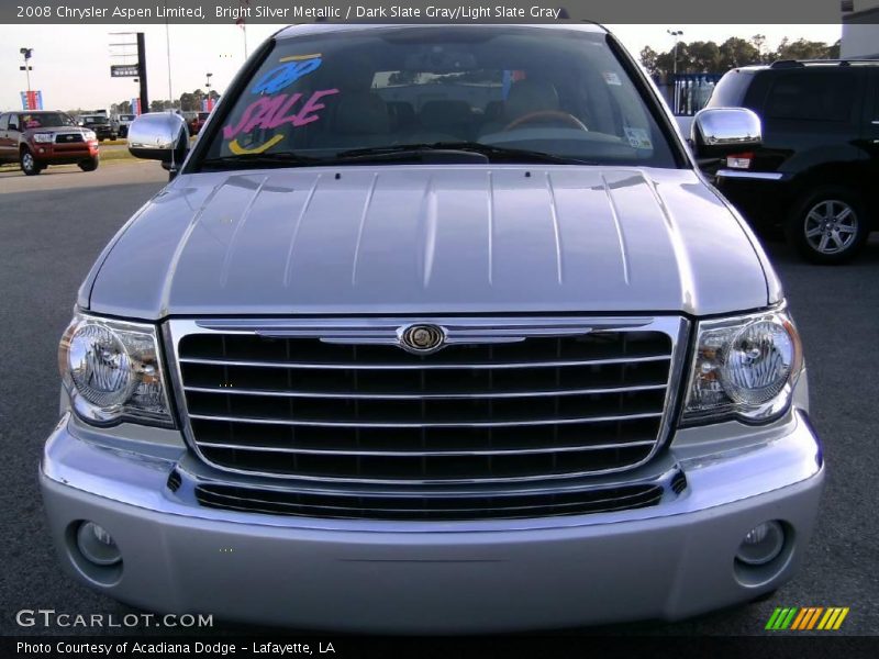 Bright Silver Metallic / Dark Slate Gray/Light Slate Gray 2008 Chrysler Aspen Limited