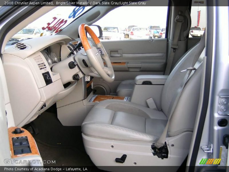 Bright Silver Metallic / Dark Slate Gray/Light Slate Gray 2008 Chrysler Aspen Limited