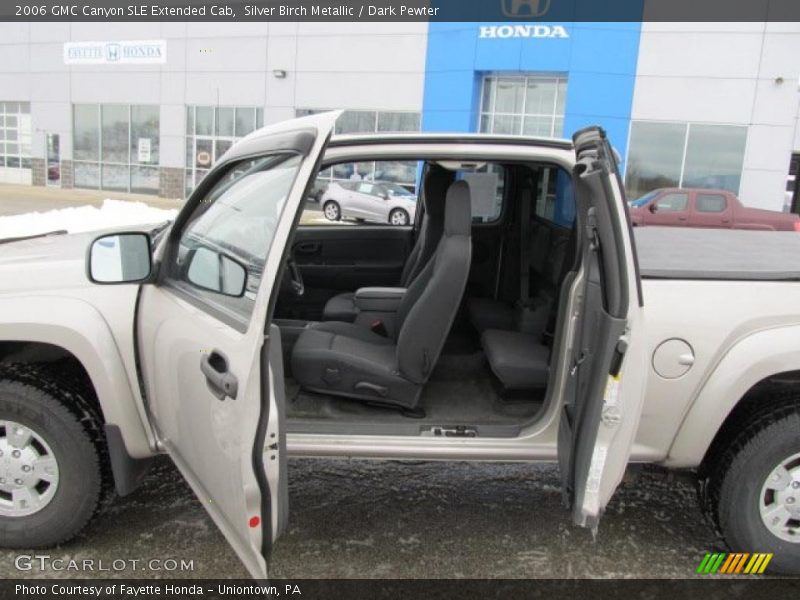  2006 Canyon SLE Extended Cab Dark Pewter Interior