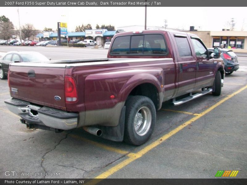  2007 F350 Super Duty Lariat Crew Cab Dually Dark Toreador Red Metallic