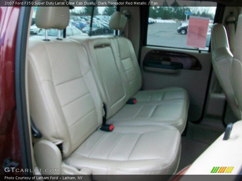  2007 F350 Super Duty Lariat Crew Cab Dually Tan Interior