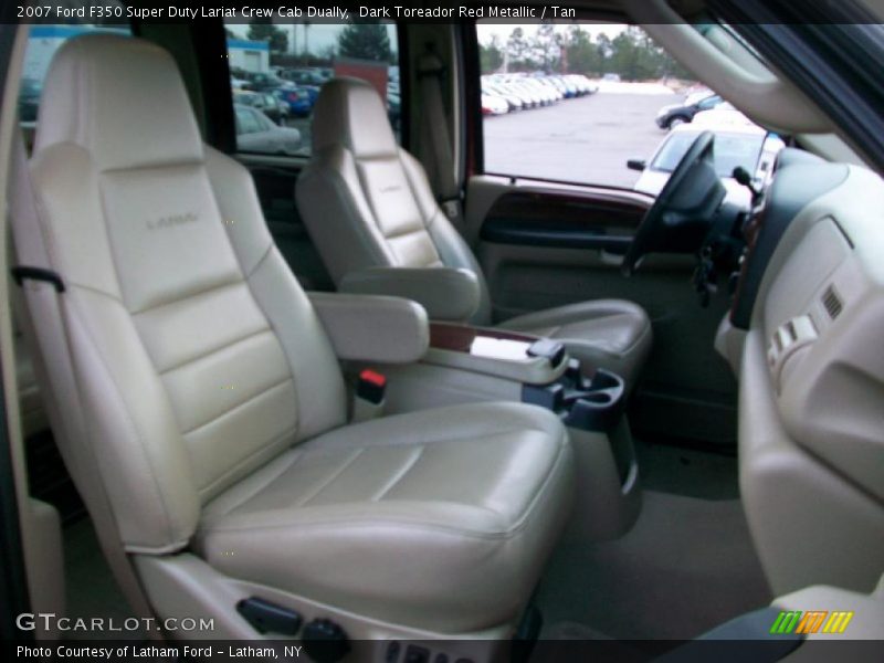  2007 F350 Super Duty Lariat Crew Cab Dually Tan Interior