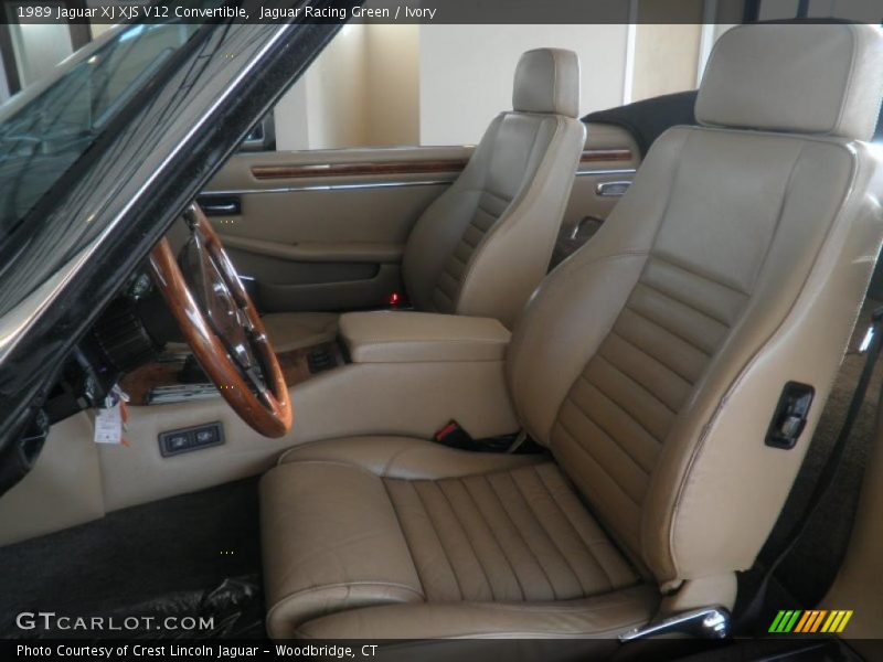  1989 XJ XJS V12 Convertible Ivory Interior