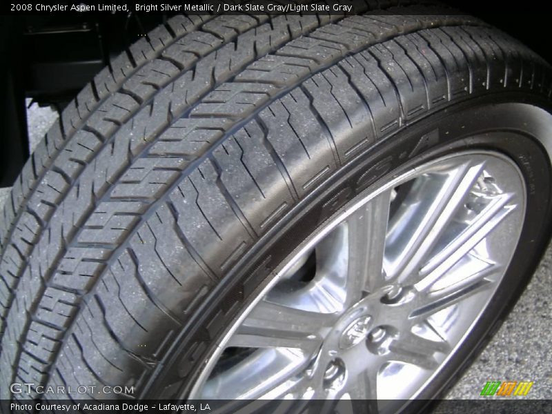 Bright Silver Metallic / Dark Slate Gray/Light Slate Gray 2008 Chrysler Aspen Limited