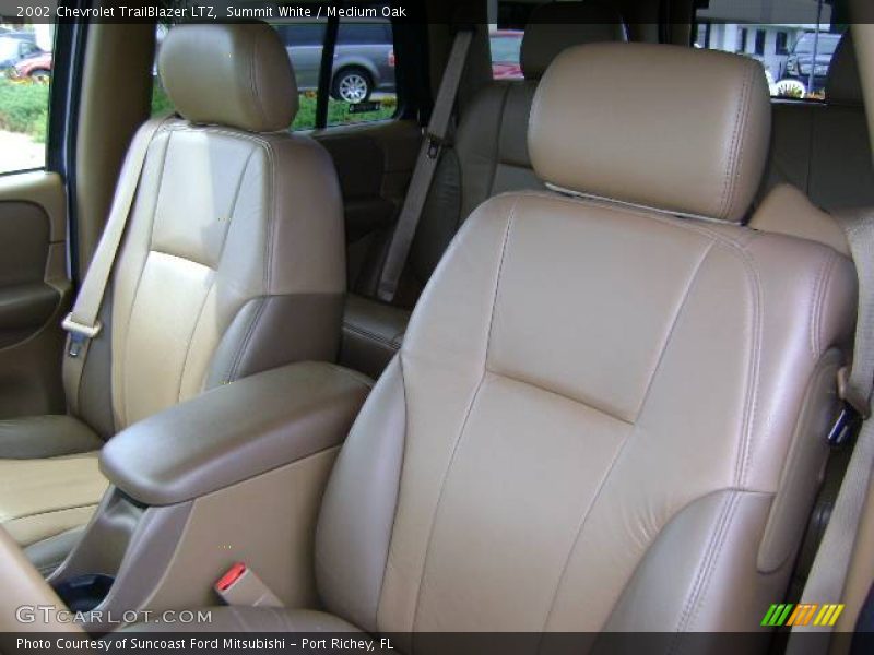 Summit White / Medium Oak 2002 Chevrolet TrailBlazer LTZ