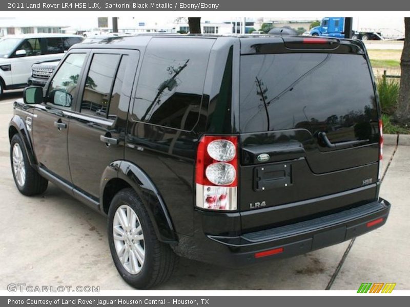 Santorini Black Metallic / Ebony/Ebony 2011 Land Rover LR4 HSE LUX