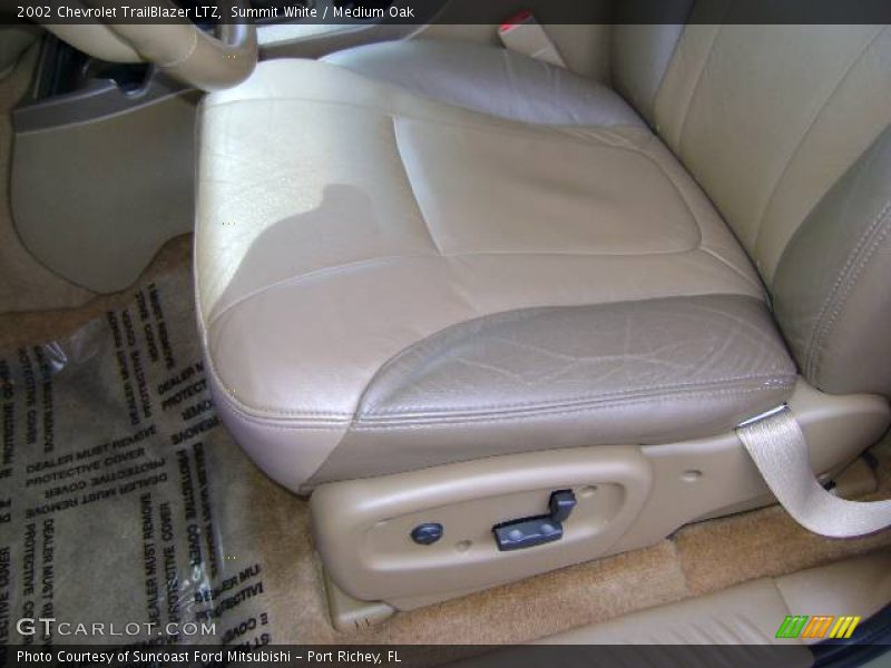 Summit White / Medium Oak 2002 Chevrolet TrailBlazer LTZ