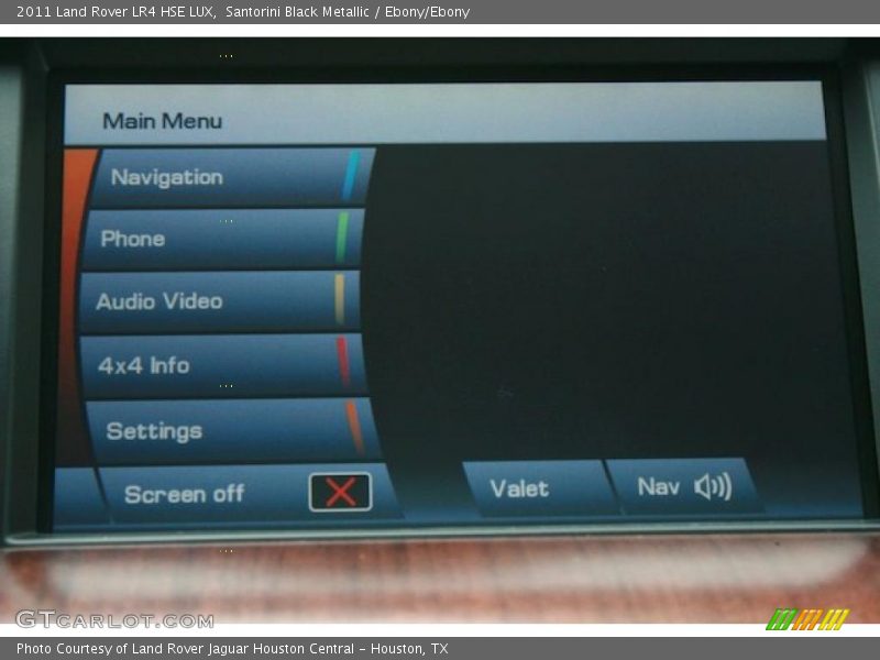 Santorini Black Metallic / Ebony/Ebony 2011 Land Rover LR4 HSE LUX
