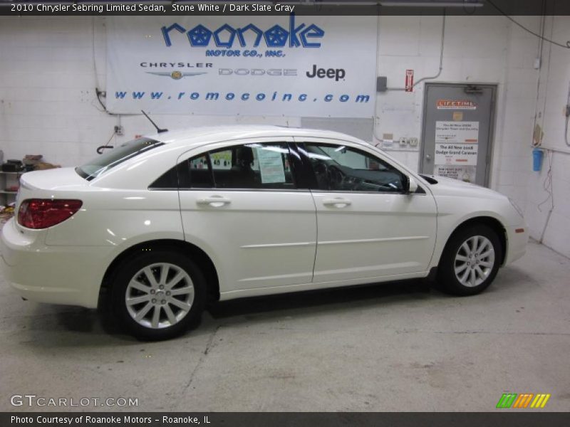 Stone White / Dark Slate Gray 2010 Chrysler Sebring Limited Sedan