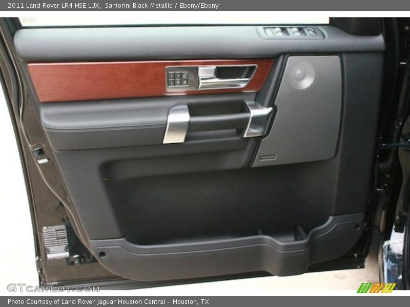 Santorini Black Metallic / Ebony/Ebony 2011 Land Rover LR4 HSE LUX