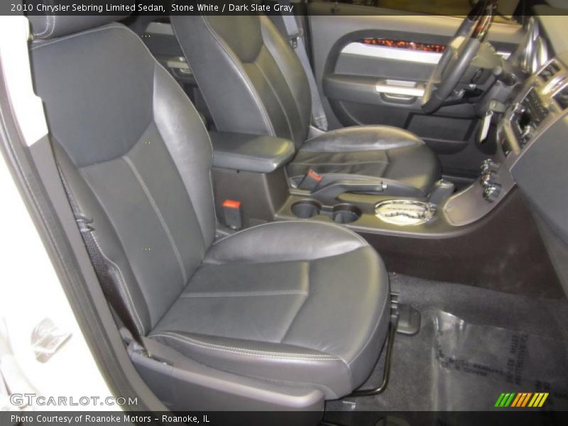 Stone White / Dark Slate Gray 2010 Chrysler Sebring Limited Sedan