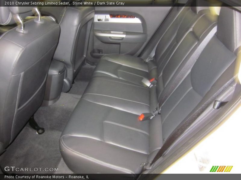 Stone White / Dark Slate Gray 2010 Chrysler Sebring Limited Sedan