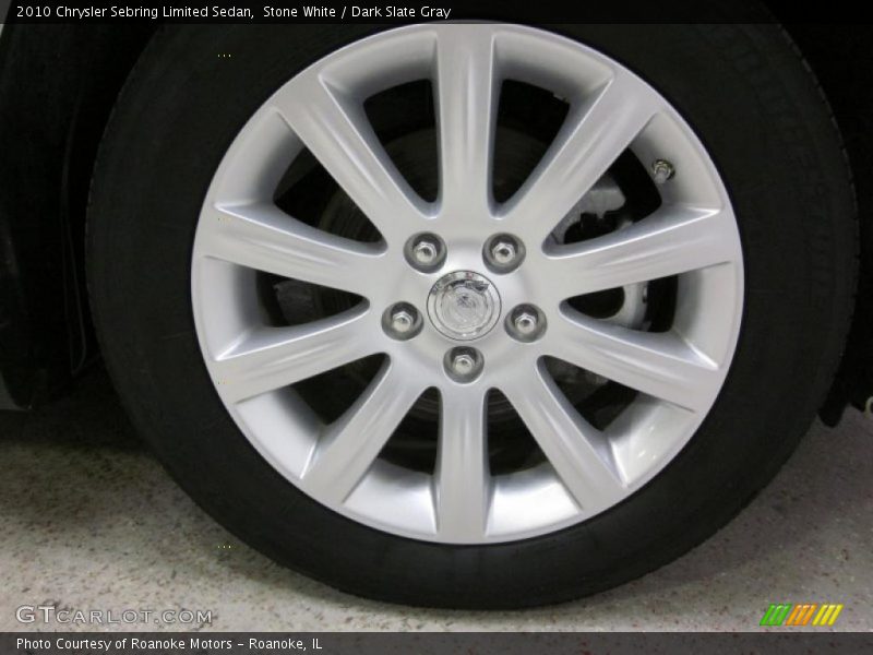 Stone White / Dark Slate Gray 2010 Chrysler Sebring Limited Sedan