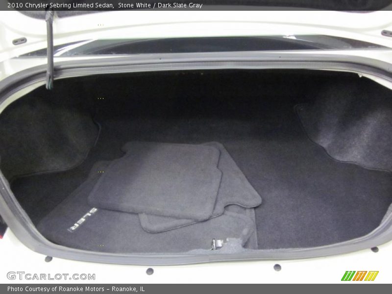 Stone White / Dark Slate Gray 2010 Chrysler Sebring Limited Sedan