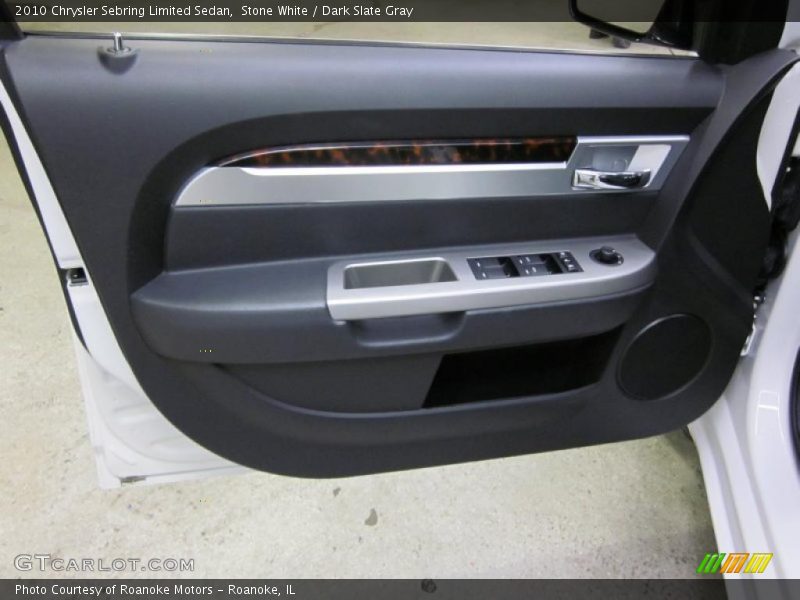 Stone White / Dark Slate Gray 2010 Chrysler Sebring Limited Sedan