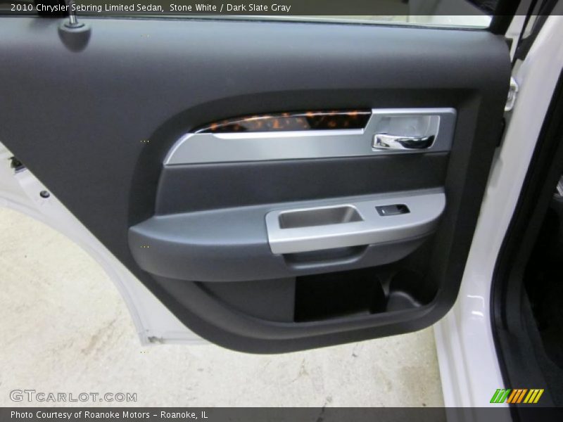 Stone White / Dark Slate Gray 2010 Chrysler Sebring Limited Sedan