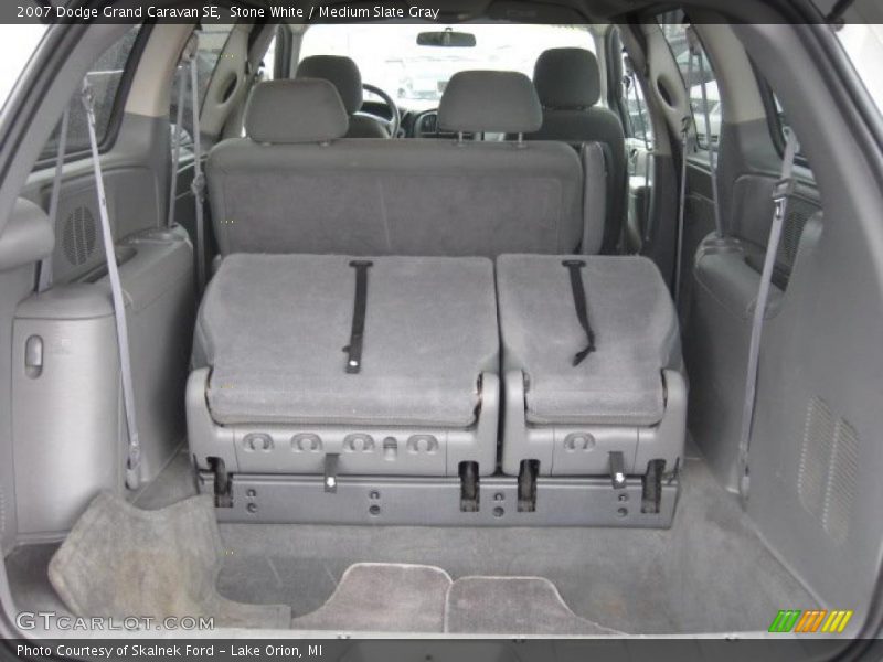 Stone White / Medium Slate Gray 2007 Dodge Grand Caravan SE