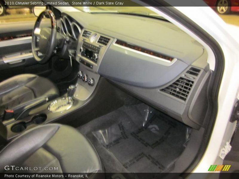 Stone White / Dark Slate Gray 2010 Chrysler Sebring Limited Sedan