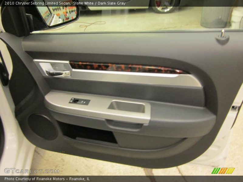 Stone White / Dark Slate Gray 2010 Chrysler Sebring Limited Sedan