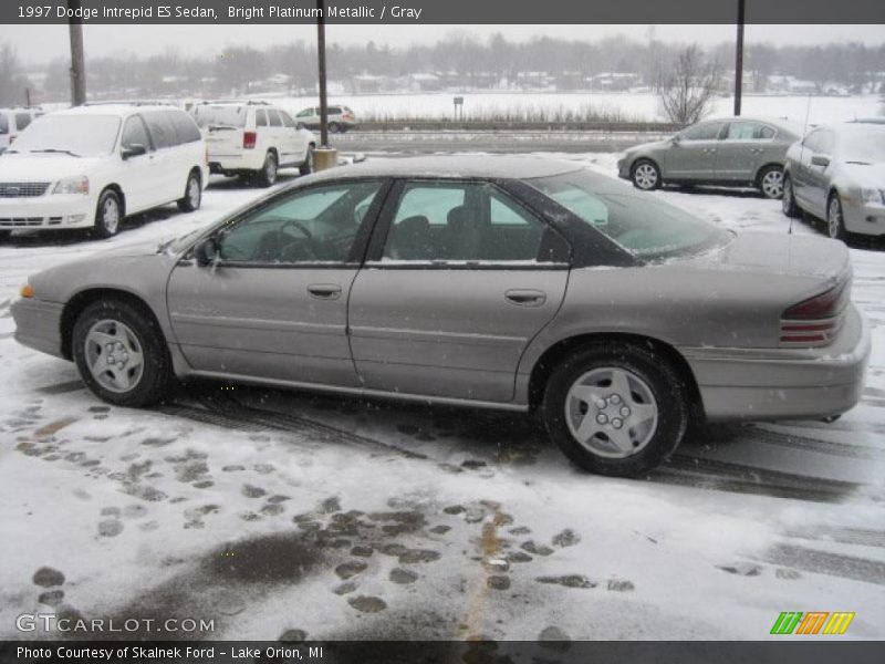 Bright Platinum Metallic / Gray 1997 Dodge Intrepid ES Sedan