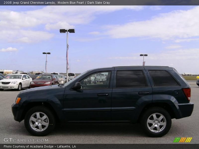 Modern Blue Pearl / Dark Slate Gray 2008 Jeep Grand Cherokee Laredo