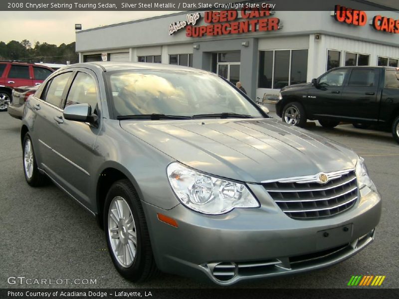 Silver Steel Metallic / Dark Slate Gray/Light Slate Gray 2008 Chrysler Sebring Touring Sedan