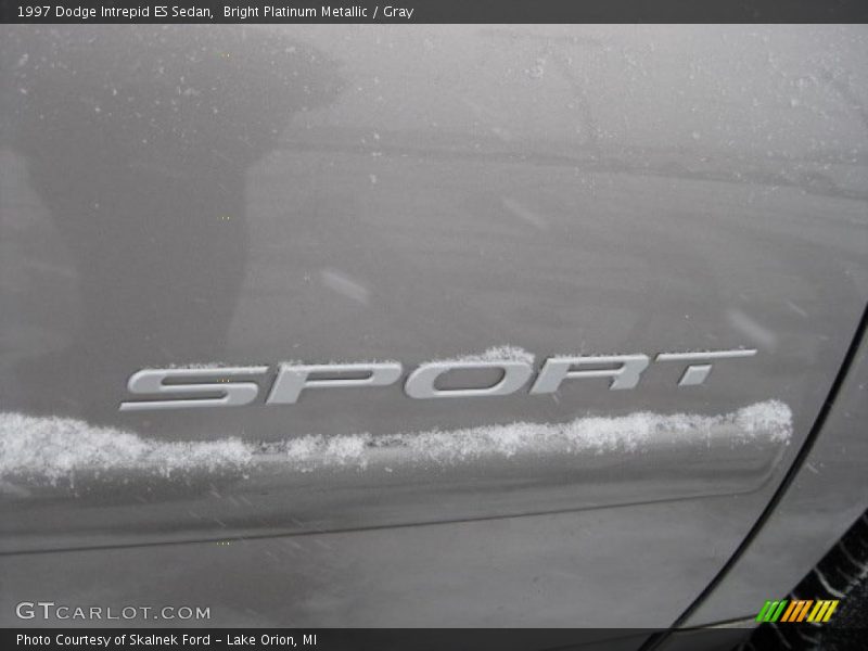 Bright Platinum Metallic / Gray 1997 Dodge Intrepid ES Sedan