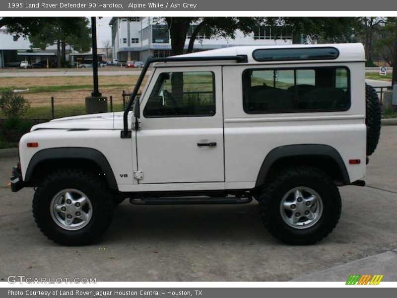 Alpine White / Ash Grey 1995 Land Rover Defender 90 Hardtop