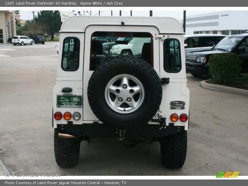 Alpine White / Ash Grey 1995 Land Rover Defender 90 Hardtop