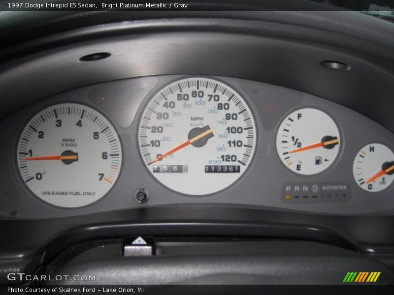 Bright Platinum Metallic / Gray 1997 Dodge Intrepid ES Sedan