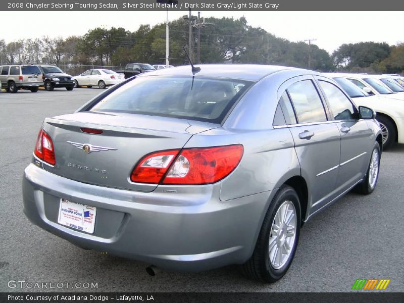 Silver Steel Metallic / Dark Slate Gray/Light Slate Gray 2008 Chrysler Sebring Touring Sedan