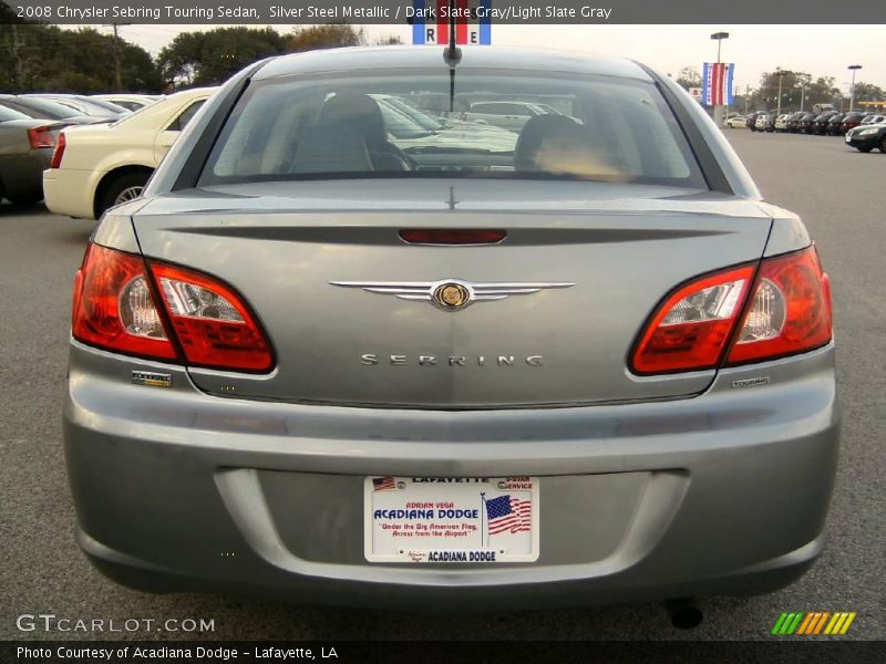Silver Steel Metallic / Dark Slate Gray/Light Slate Gray 2008 Chrysler Sebring Touring Sedan