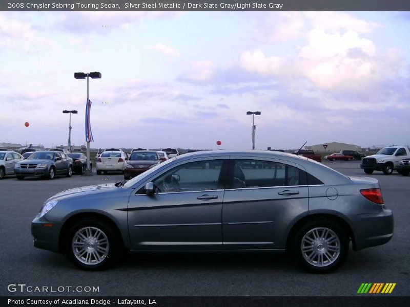 Silver Steel Metallic / Dark Slate Gray/Light Slate Gray 2008 Chrysler Sebring Touring Sedan