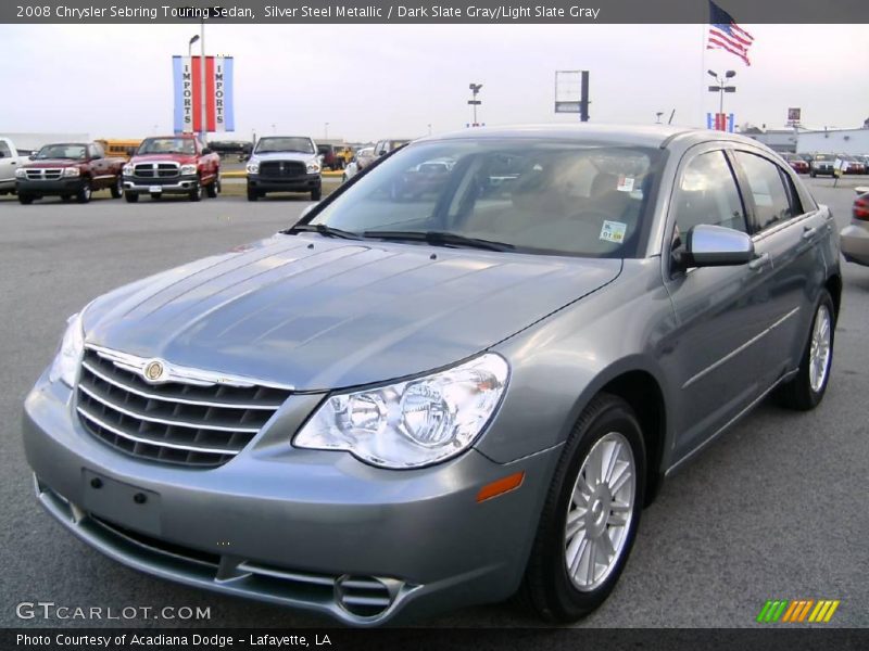 Silver Steel Metallic / Dark Slate Gray/Light Slate Gray 2008 Chrysler Sebring Touring Sedan