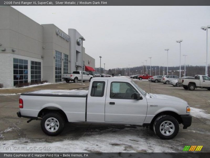 Silver Metallic / Medium Dark Flint 2008 Ford Ranger XL SuperCab