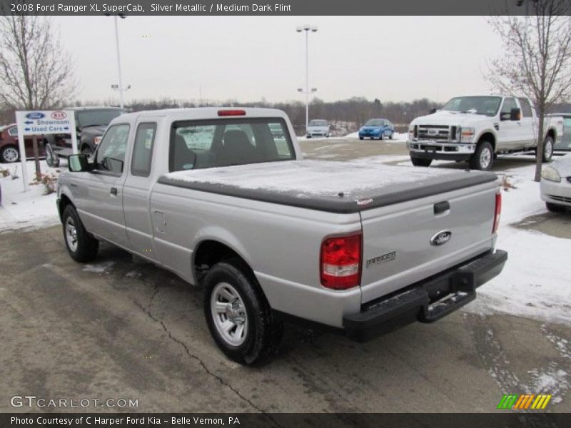 Silver Metallic / Medium Dark Flint 2008 Ford Ranger XL SuperCab