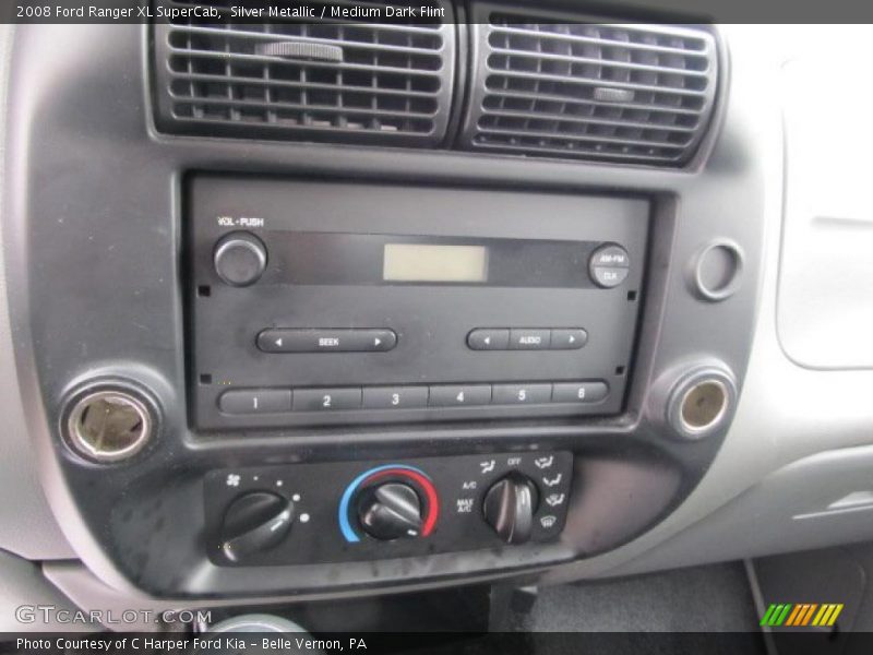 Silver Metallic / Medium Dark Flint 2008 Ford Ranger XL SuperCab