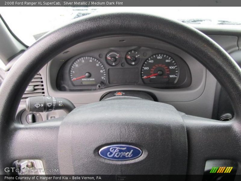 Silver Metallic / Medium Dark Flint 2008 Ford Ranger XL SuperCab