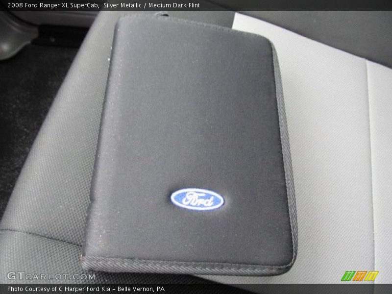 Silver Metallic / Medium Dark Flint 2008 Ford Ranger XL SuperCab
