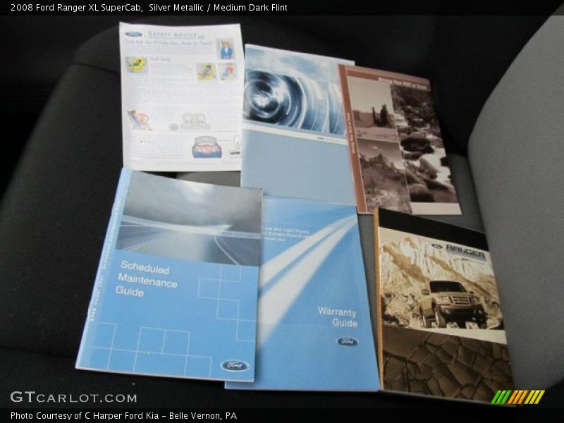 Silver Metallic / Medium Dark Flint 2008 Ford Ranger XL SuperCab