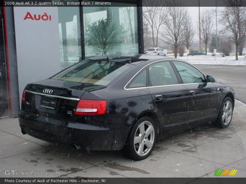 Brilliant Black / Amaretto 2008 Audi A6 3.2 quattro Sedan