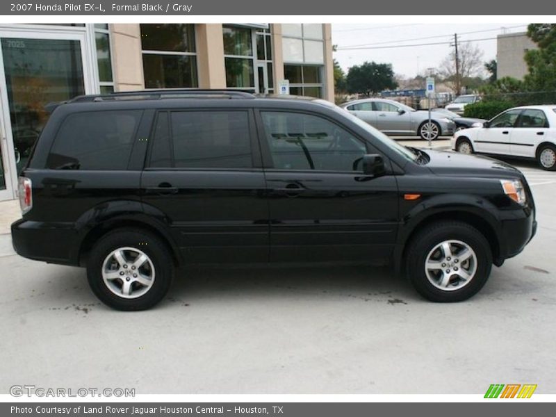 Formal Black / Gray 2007 Honda Pilot EX-L