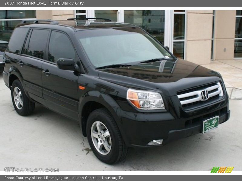 Formal Black / Gray 2007 Honda Pilot EX-L