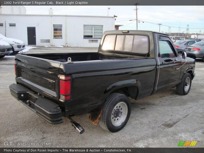 Black / Light Graphite 1992 Ford Ranger S Regular Cab